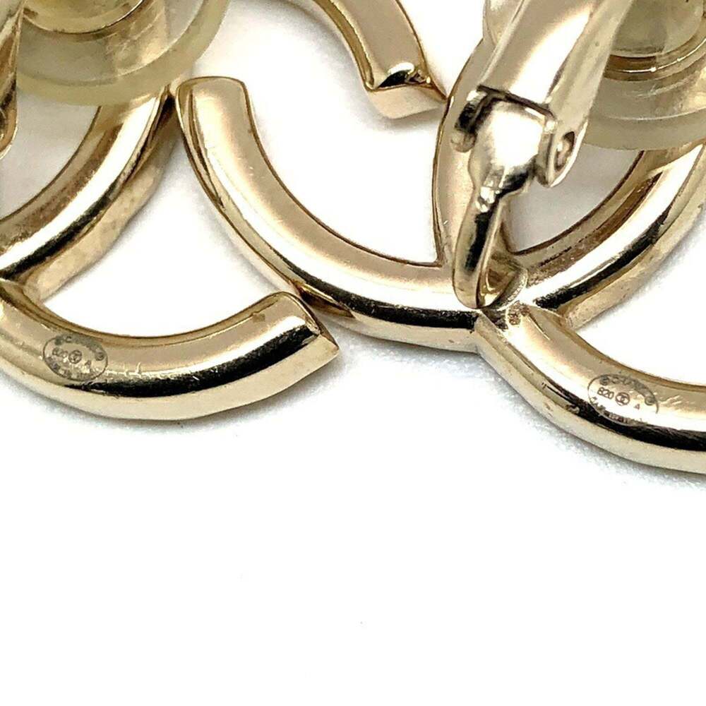 CHANEL Authentic Logo Earrings - Picture 8 of 8